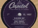 GENE VINCENT - Bluejean Bop / Who Slapped John 78 rpm disc (A+)