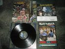 IRON MAIDEN*SOMEWHERE IN TIME* LP + MERCH SHEET + SIGNED BY 3 