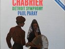 CHABRIER WORKS - PAUL PARAY - MONO  MERCURY LIVING PRESENCE - NICE