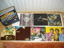 RECORD BOX & 30 LPS VINYL PINK FLOYD, ELP, LINDISFARNE, T REX, MOTOWN, BEATLES