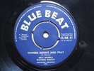 SINNERS  REPENT AND PRAY /  ERIC  MORRIS  orig BLUE BEAT  7 in  (   RARE  ) 1962