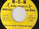 NORTHERN SOUL JOHNNY  NASH  IM SO GLAD YOURE MY BABY PROMO IN DEMAND  45 hear
