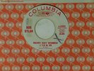 BOB DYLAN red vinyl dj 45 RAINY DAY WOMEN #12 & 35 / same song    VG+