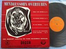CARL SCHURICHT Mendelssohn Overtures ORIG Decca LXT 2961 UK-1954 LP MINT