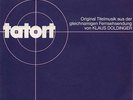 TATORT – DOLDINGER – TITEL ZUR TV-SERIE – EX+ MIT PS