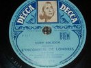 SUZY SOLIDOR - L'inconnue de Londres Léo Férré 78 tours