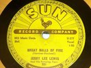 Jerry Lee Lewis / Sun 281 / Great Balls Of Fire VG/VG+