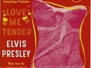 ELVIS PRESLEY love me tender VERY RARE BELGIUM EP RCA BLUE LABEL 7