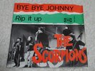 SCORPIONS - Bye Bye Johnny / Rip It Up HOLLAND 1st Pressing PS 1964 Mod Garage