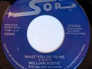 WILLIAM BOSTIC: What You Do To Me / You Were All I Needed (rare soul vinyl 45)