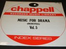 Library LP Chappell MUSIC FOR DRAMA vol 5 jazz/mod/spy/thriller beats/breaks