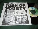 RARE LARRY GROCE R. CRUMB PICTURE SLEEVE & PROMO 45  TURN ON YOUR TV