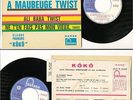 CLAUDE FRANCOIS RARE EP ORIGINAL FRANCE LE NABOUT TWIST ***AVEC LANGUETTE***