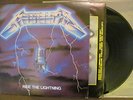 METALLICA - ride the lightning LP -original Megaforce 1984 issue - NEAR MINT