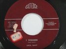 R&B 45 CECIL GANT I Wonder / Cecil Boogie on Gilt-Edge