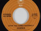 70's Soul 45 ESSENCE Lovin' You Comes Naturally EPIC HEAR