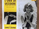 CARLO SAVINA Italian jazz OST L'ORA DI UCCIDERE  noir CAM LP 1964 CLIP