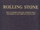 Rolling Stone Bound Edition Issues 46- 60 1969-70