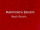 MANTICORE'S BREATH Death GREEK HEAVY PROG-ROCK 65 Copies LP BOX Will-O-The Wisp