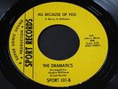 Dramatics   All Because of You   Sport   northern soul 45 HEAR