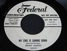 Kenny Martin   My Love Is Coming Down   Federal   R&B soul popcorn wlp 45 HEAR
