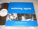 MORNING AGAIN / The Cleanest War LP CLEAR GREY VINYL SxE EARTH CRISIS UNBROKEN M