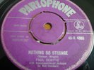 PAUL BEATTIE NOTHING SO STRANGE/IM COMIN HOME.PARLOPHONE 4385.1957.UK RARESINGLE