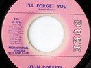 rare Soul 45 JOHN ROBERTS i'll forget you DUKE Hear