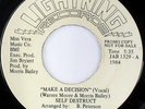 rare Modern Soul 45 SELF DESTRUCT make a decision Hear