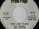 rare Soul Funk 45 LEE MOSES time and place FRONT PAGE H