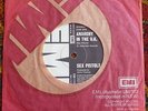 SEX PISTOLS 'ANARCHY IN THE UK' AUSTRALIAN EMI BLACK & WHITE LABELS,1976 V.RARE