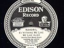 Edison Electric Diamond Disc 52428 - Everything We Like/Jeannine-Vaughn De Leath