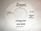 Josh White 45 Strange Fruit MIRWOOD PROMO