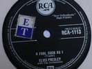 ELVIS PRESLEY A Fool Such As I Ex 1959 RCA Rock & Roll 78 RPM