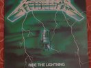 Metallica Ride The Lightning LP Rare Green Cover Misprint Bernett 400 Copies
