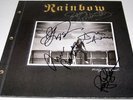 RAINBOW Finyl Vinyl LP Graham Bonnet Turner Rondinelli Glover Deep Purple SIGNED