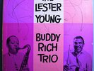 LESTER YOUNG-BUDDY RICH TRIO ULTRA-RARE ORIGINAL 1956 NORGRAN MONO LP DG MINT