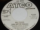 DEREK & THE DOMINOES Tell the Truth / Roll it Over WHITE LABEL SINGLE 45 rpm