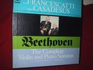 BEETHOVEN Complete Violin Piano Sonatas FRANCESCATTI CASSADESUS Columbia D4S724