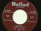 CHUCK BERRY'S 1ST RECORD-Joe Alexander/Cubans-Oh Maria-Ballad 1008