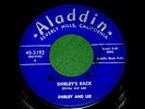 SHIRLEY and LEE - Aladdin 3192 @ 1953 R&B Soul 45 rpm