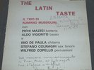 LP-JAZZ ITALIA -IL TRIO ROMANO MUSSOLINI  -LATIN TASTE-CON DEDICA