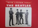 BEATLES PICTURE SLEEVE 45 She Loves You SWAN 4152 original GREAT COPY Clean