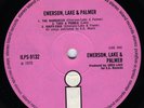 EMERSON LAKE & PALMER (ELP) RARE UK 1st Pink Island