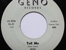 Doo Wop 45 JESSE & THE CRYSTALS Tell Me GENO obscure