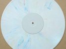 AC/DC Thunderstruck UK one-off white label marbled white vinyl test press B8907