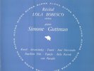 alpha cm 20 recital lola bobesco - simone guttman nm cover ex+ 2 soc see scan