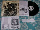 TOXIC WASTE & STALAG 17 split anarcho punk/diy/kbd rare N.I. LP & inners Warzone