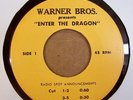 ENTER THE DRAGON BRUCE LEE 1973 WARNER BROS RARE ONE SIDED FILM SPOT PROMO 45