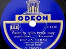 Sofja Terne 78 RPM on Odeon (Polish Tango) Hear it